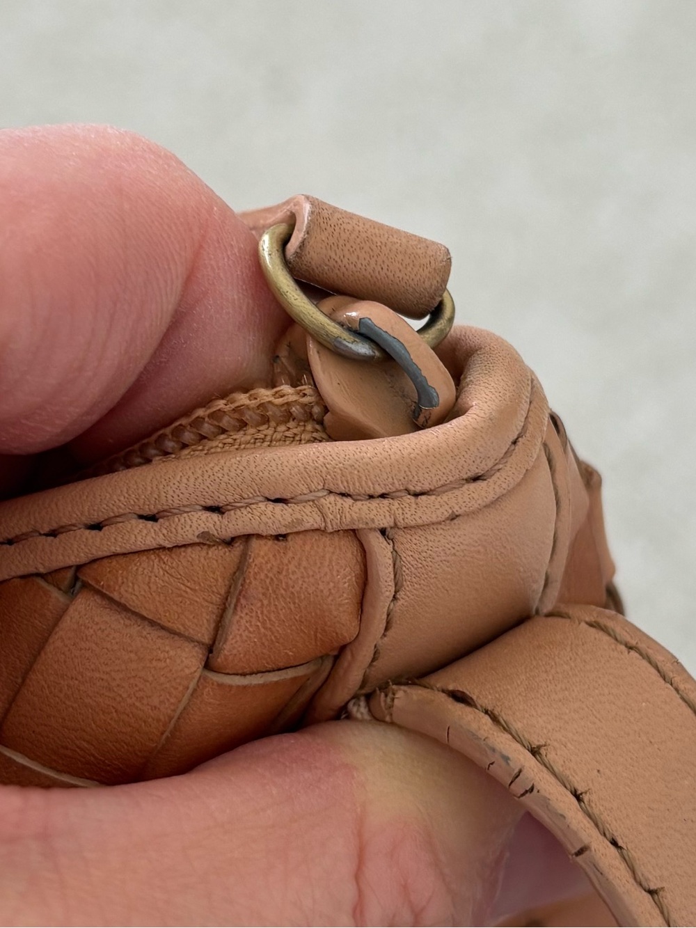 Fossil Woven Leather Bag - Picture 6 of 11